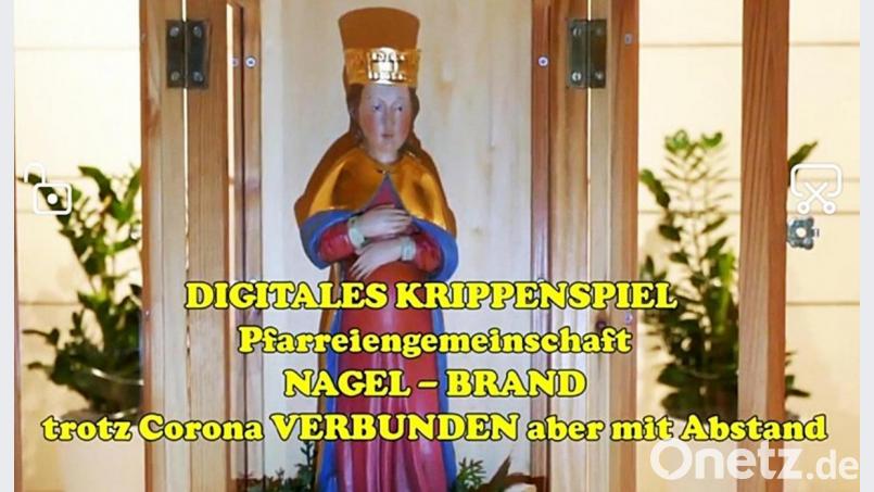 Ein eindrucksvolles digitales Krippenspiel hatte Pastoralreferent Maximilian Pravida kreiert. Bild: ld