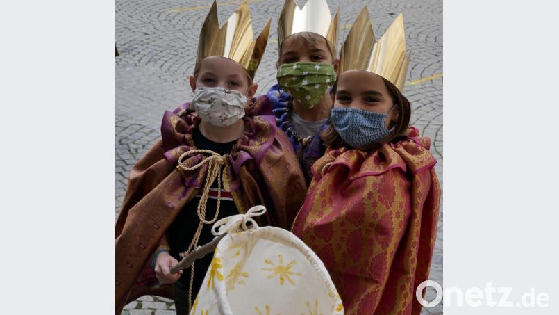 Auch für Könige gilt Maskenpflicht. In der Pfarreiengemeinschaft Johannisberg wird es nur eine symbolische Aussendung der Sternsinger geben. Die Kinder gehen nicht von Haus zu Haus. Archivbild: Stefanie Wilhelm/Kindermissionswerk
