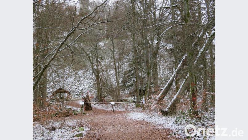 Der Rauhe Kulm ist nach wie vor für Wanderer gesperrt. Spuren im Schnee zeigen aber, dass sich nicht jeder daran zu halten scheint. Bild: ow