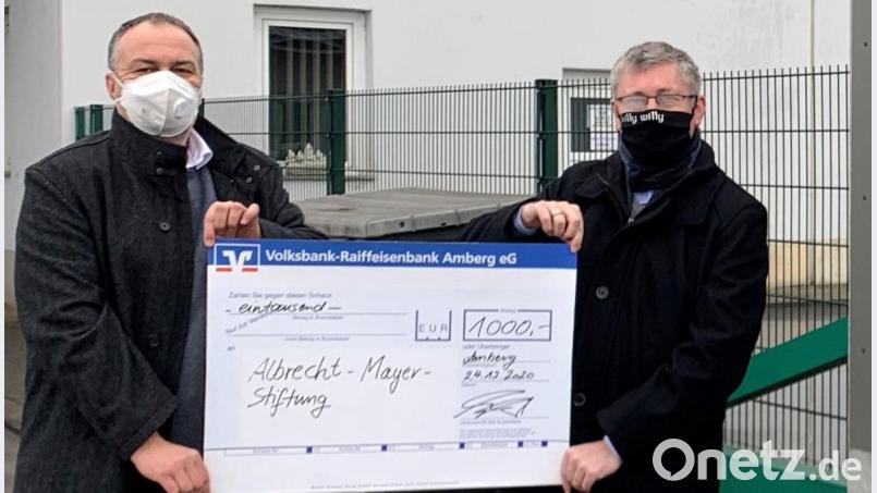 Hubert Englhard (links) mit Franz Badura. Bild: Franz Badura