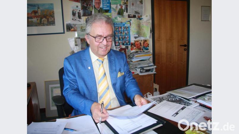 Bürgermeister Toni Dutz: „Summa summarum war es für Wiesau ein erfolgreiches Jahr.“ Archivbild: wro