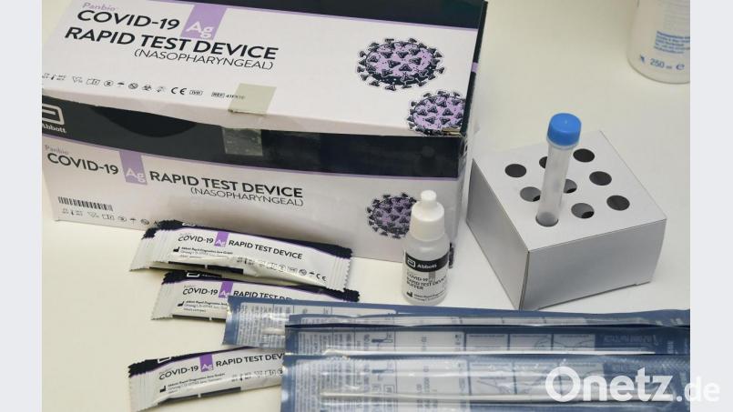 So sehen Corona-Schnelltests aus. Bild: Petra Hartl