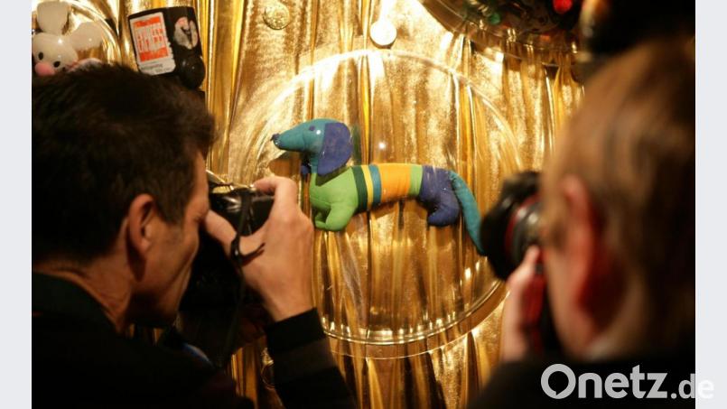 Das Maskottchen der Olympischen Spiele von 1972 in München, &quot;Dackel Waldi&quot;, wurde vor genau 50 Jahren offiziell präsentiert. Das Stofftier wurde auch in Schwandorf produziert. Bild: Rolf Vennenbernd/dpa