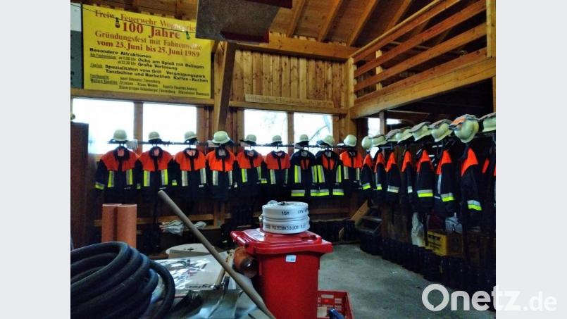 Die Woppenriether Feuerwehr bleibt weiterhin einsatzfähig, während der Sanierung lagert die Ausrüstung in der benachbarten Gemeinschaftsscheune. Bild: rfi