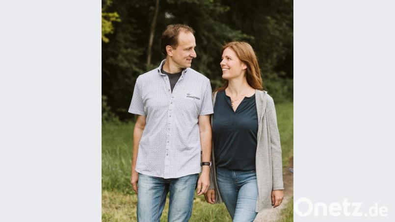 Lea Simone Bogner und Jürgen Schuller: &quot;Wir wollen das von den Jahren gekennzeichnete Dornröschen wachküssen und mit Leben erfüllen.&quot; Bild: Christiane Wolfram/exb