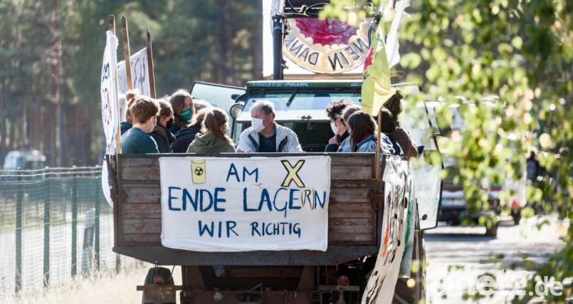 Keiner will den Atommüll: Während weite Teile der Oberpfalz weiter als Standort für ein Endlager infrage kommen, feiert eine Bürgerinitiative das Ausscheiden Gorlebens aus dem Suchverfahren für ein Endlager. Bild: Markus Scholz/dpa