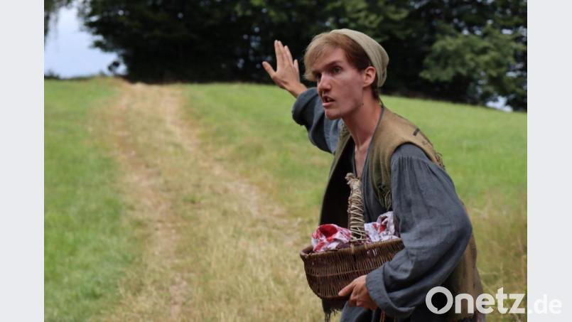 Eindrücke der Zeitreise &quot;Schrazeln, Hoymänner und der wilde Hans - ein sagenhafter Spaziergang zur Burg Murach&quot;. Archivbild: Maria Oberleitner/exb