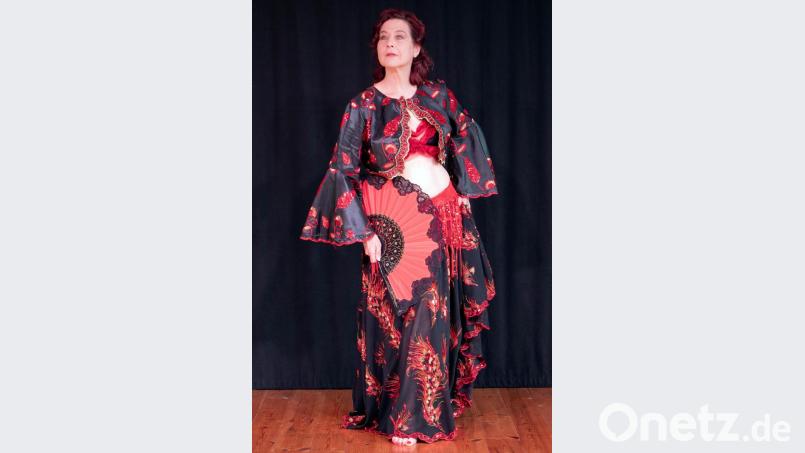 Bauchtänzerin Cornelia Bergler. Bild: Peter Klein/exb