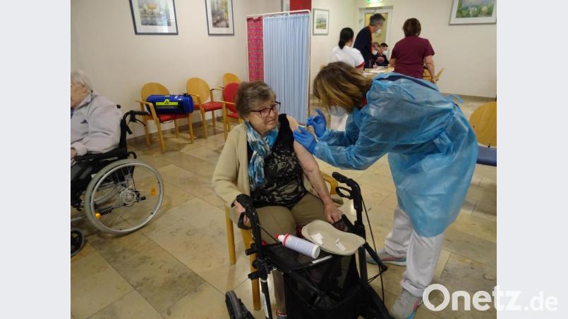 Im Caritas-Marienheim erhielten bereits 50 Heimsenioren die erste Impfdosis. Bild: rtw