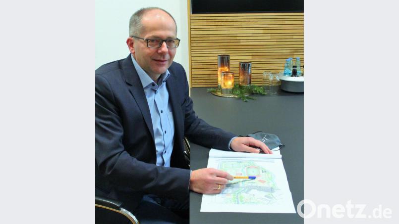 Bürgermeister Roman Schäffler hat 2021 keinen Mangel an Projekten - und das Geld dafür fehlt ihm auch nicht. Bild: stg