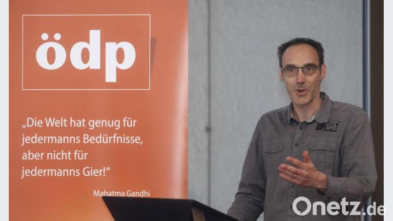 Sönke Siebold bewirbt sich für die ÖDP um das Bundestagdirektmandat im Wahlkreis Schwandorf. Bild: Hirsch