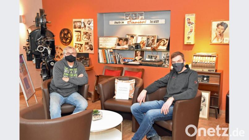 Ralf Volkert (rechts) und Thilo Hierstetter setzen auf staatliche Hilfen, um in der Corona-Krise Kultur zu ermöglichen. Bild: Andreas Royer