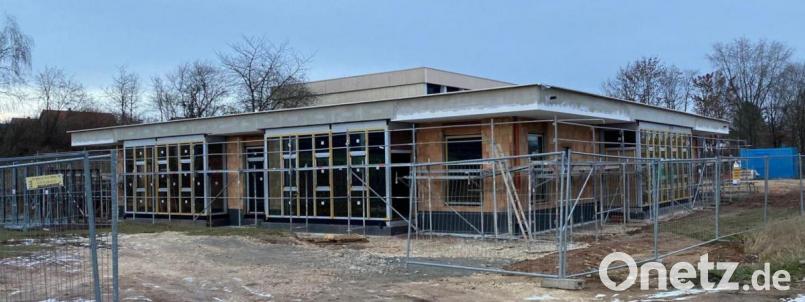 Ziel ist es, den neuen Kindergarten im September zu eröffnen. Bild: Völkl