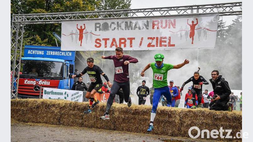 Geht es nach Julian Herrgesell (ganz rechts), dann fällt in diesem Jahr gleich dreimal der Startschuss zu einem &quot;Rockman Run&quot;. Archivbild: Florian Miedl