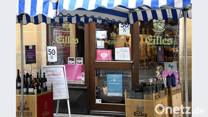 Das Geschäft Eilles Tee und Kaffee in Amberg könnte von einer Schließung betroffen sein. Bild: Petra Hartl