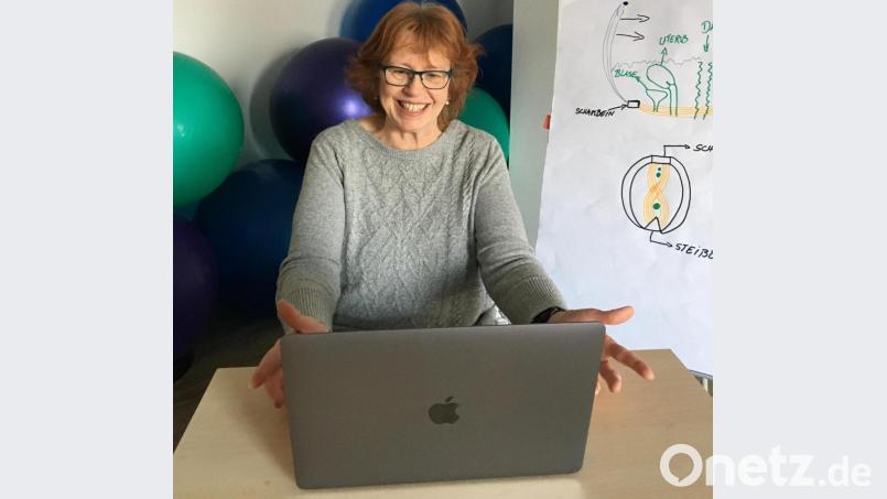 Hebamme Andrea Jahreiß bietet einen Online-Kurs in Sachen Geburtsvorbereitung an. Bild: exb