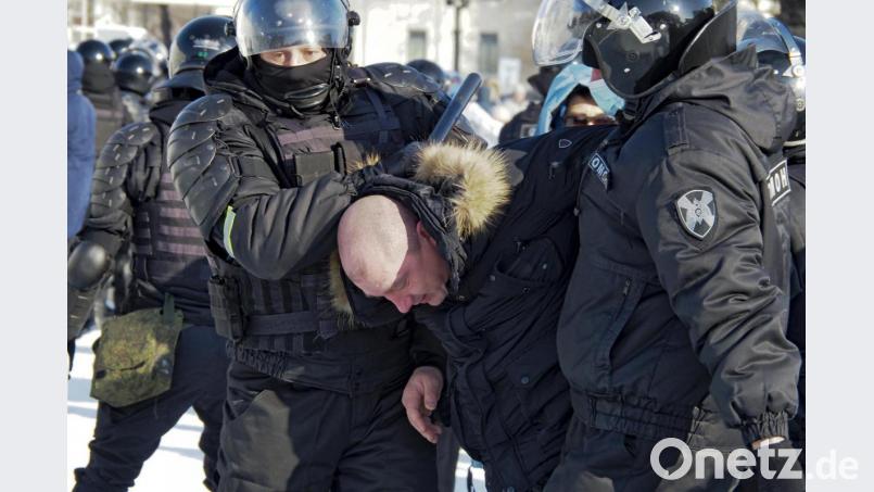 Gewalt bei Demos in Russland Bild: Igor Volkov