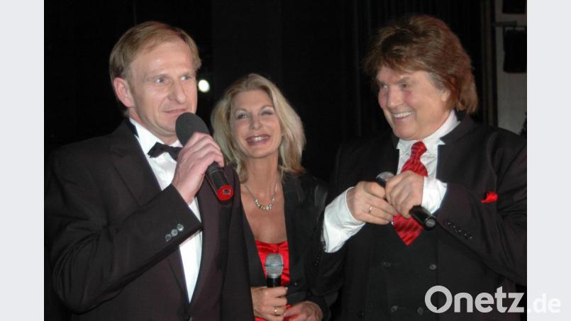 Karlheinz Ach mit Chris Robert und dessen damaliger Frau Claudia. Bild: Kunz