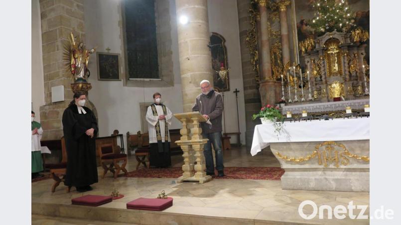 &quot;In der Stille bleibt das Handeln Gott überlassen“, sagte Manfred Spiegler. Bild: jzk