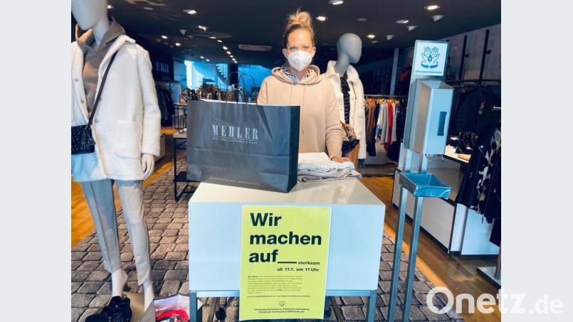 Ann-Sophie Mehler vom Geschäft Mode Mehler in Oberviechtach hat Erfahrungen mit „Click&amp;Collect“ gemacht. Bild: Ann-Sophie Mehler/exb