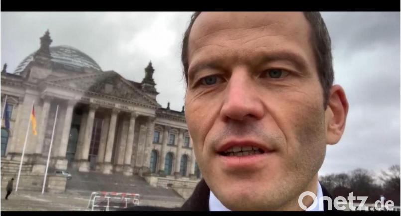 Mdb Albert Rupprecht sendete Neujahrsgrüße direkt aus Berlin Bild: mez