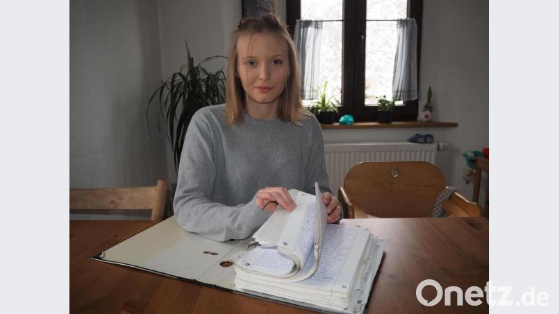 Luna Winkler und ihr Roman Bild: krb