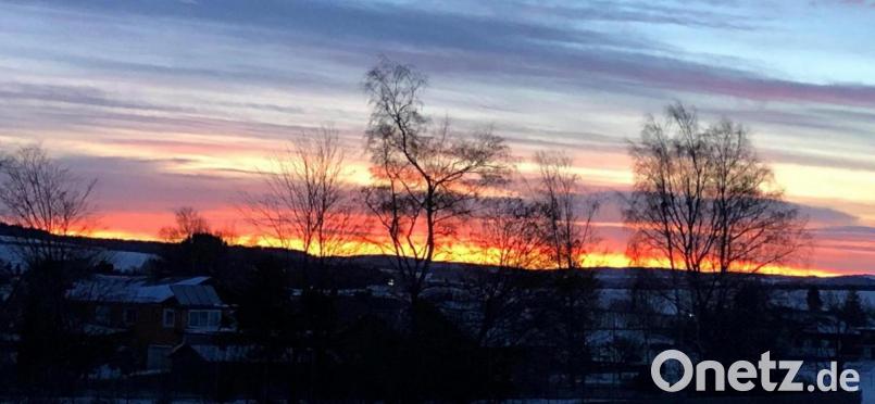 Das Zusammenwirken verschiedener Farben hat Dominik Stobitzer spontan an eine riesige Deutschland-Fahne erinnert. Bild: Regina Zeitler/exb