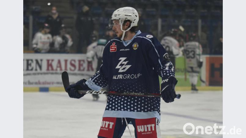 Die Blue Devils gewannen am Sonntag beim HC Landsberg mit 6:1. Der Kanadier Lewis Zerter-Gossage erzielte seine ersten beiden Tore im Weidener Trikot. Archivbild: gb