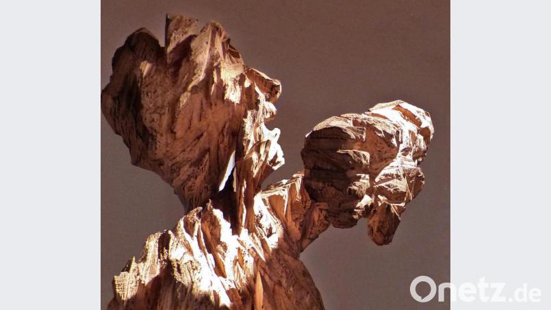 Am kommenden Sonntag, 7.2.2021, um 9:30 Uhr, wird der Künstler Andreas Kuhnlein im Gottesdienst der Erlöserkirche Amberg sein Kunstwerk Lichtblick vorstellen Bild: Andreas Kuhnlein/exb