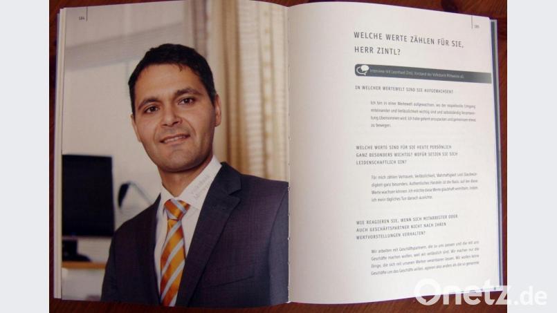 Leonhard Zintl aus Waldeck ist in vielen Bereichen aktiv. Der Vorstand der Volksbank Mittweida eG, kommt auch in dem Buch &quot;Wert schaffen durch Werte&quot; zu Wort. Bild: stg