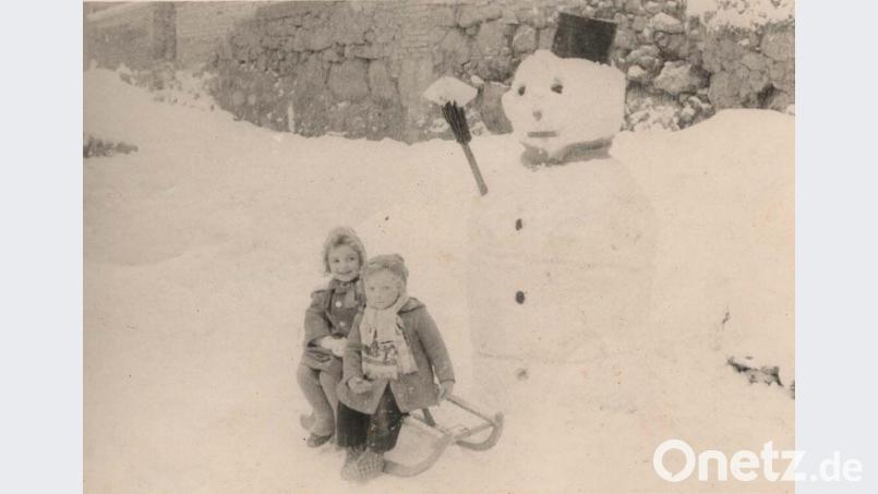 Ein Bild aus dem Fotoalbum von Hedwig Strobl aus Sulzbach-Rosenberg, entstanden 1960/61 am Henneberg. Bild: Strobl/exb