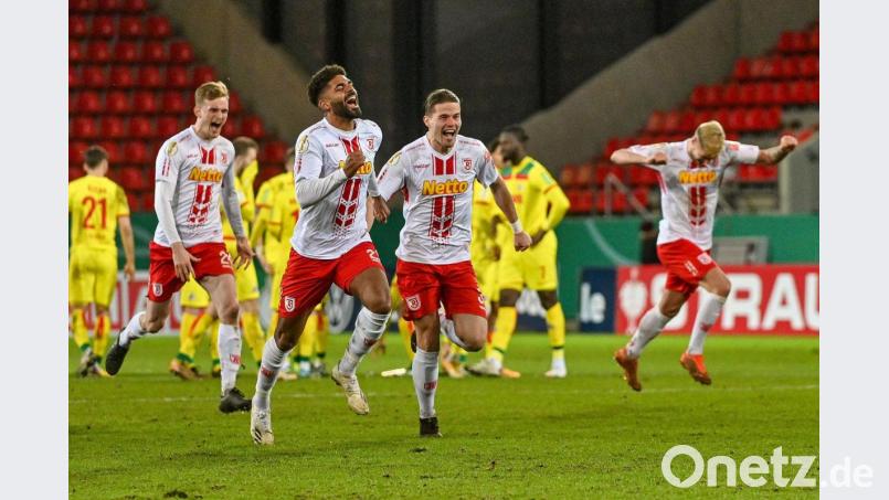 Der SSV Jahn Regensburg ist erstmals ins Viertelfinale des DFB-Pokals eingezogen. Bild: Armin Weigel