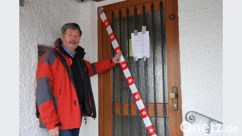 Mit Beginn des zweiten Lockdowns musste Vorsitzender Edi Hanauer das DJK-Sportheim wieder schließen. Bild: gsp
