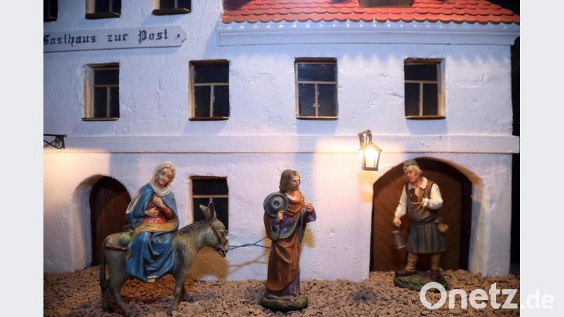 zum ersten Mal gibt es in Schnaittenbach einen Krippenweg. Bild: Wolfgang Steinbacher