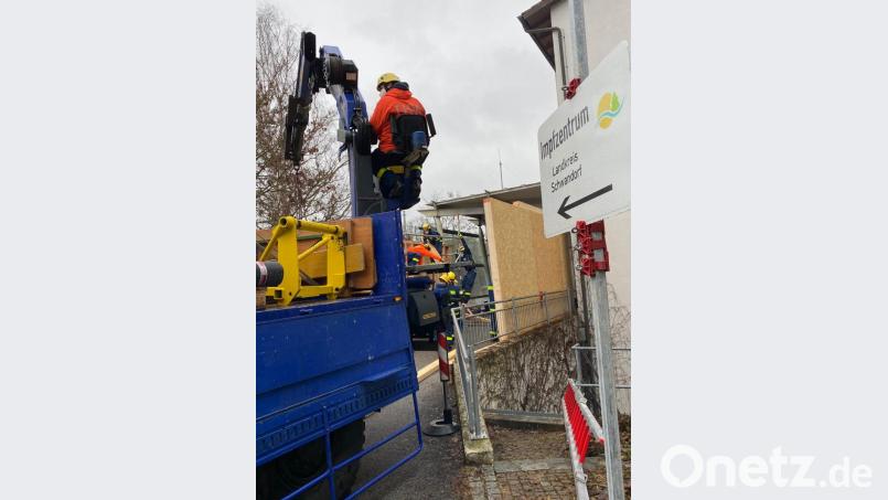 Das Impfzentrum verfügt in Zukunft über einen geschützten Wartebereich. Bild: Völkl