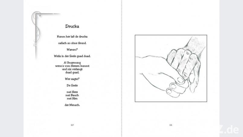 Ein Gedicht mit Illustration. Bild: mfh