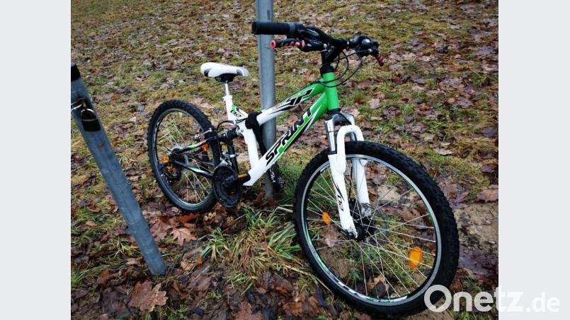 Seit Wochen steht im südlichen Bereich der Freizeitanlage Atzmannsee ein Kinderfahrrad. Bild: gz