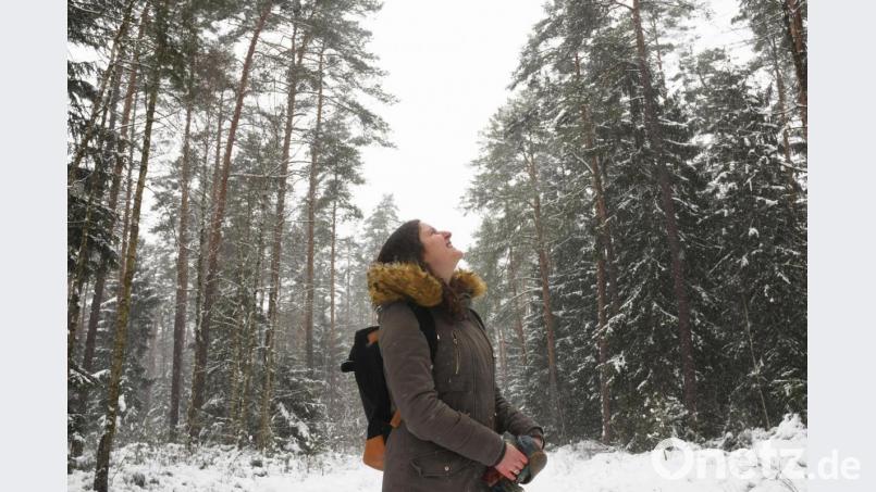 Corinna Loewert durchstreift auch privat Wälder. &quot;Ich mag die Ruhe.&quot; Bild: Gabi Schönberger