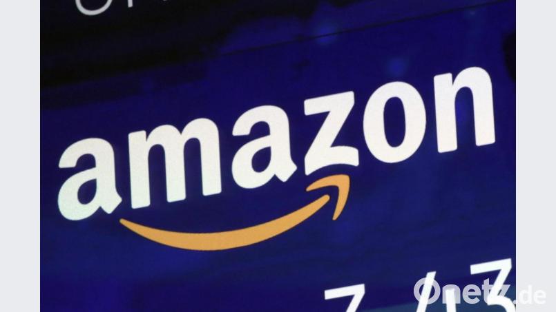 Das Logo von Amazon auf einem Bildschirm der Nasdaq MarketSite. Bild: dpa