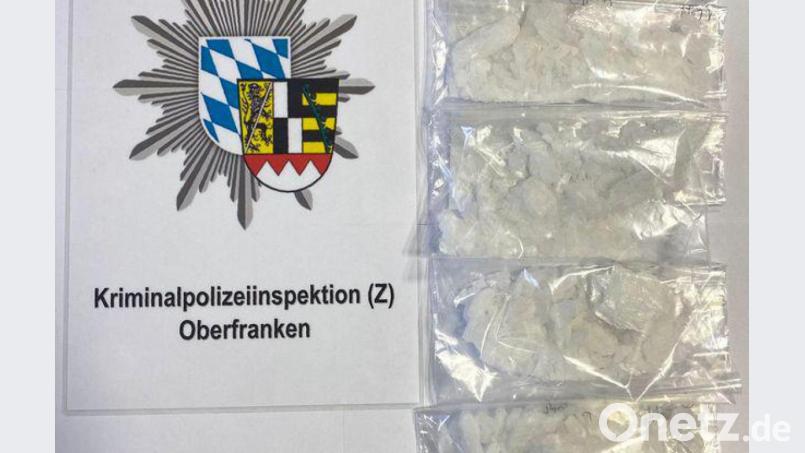 Das sichergestellte Metamphetamin. Bild: Polizei Oberfranken