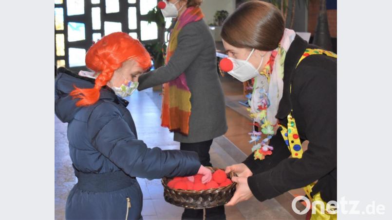 Auch Pippi Langstrumpf bekam am Schluss eine rote Clownsnase. Bild: rgr
