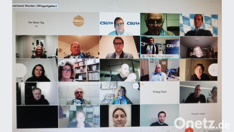 Der digitale politische Aschermittwoch der Weidener CSU kommt wie ein Puzzle daher. Screenshot: uz