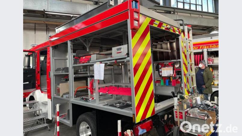 Der Aufbau auf das Fahrgestell des neuen Feuerwehrautos hat schon Form angenommen. Bild: fz