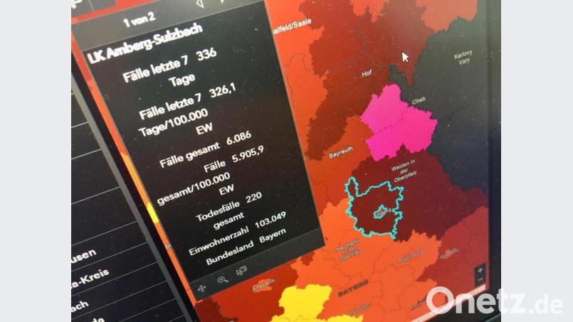 Schock am frühen Freitagmorgen: Laut Angaben des RKI-Dashboards sollen die Corona-Zahlen massiv in die Höhe geschossen sein. Der Landkreis Amberg-Sulzbach stünde bei einer Inzidenz von 326. Auch in anderen Städten und Landkreisen erschienen die 7-Tage-Inzidenzen kurzzeitig doppelt so hoch. Das RKI bestätigte eine Datenpanne, ab 10 Uhr wurden die Zahlen wieder korrekt dargestellt. Bild: upl