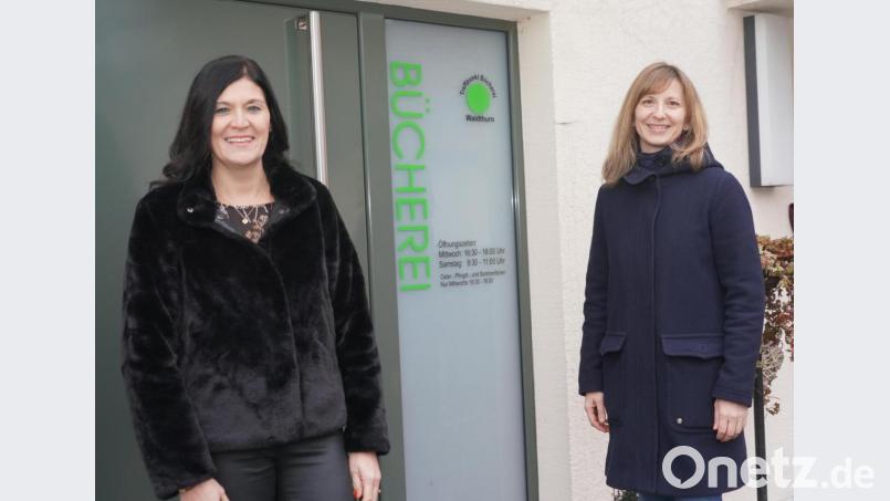 Cornelia Greiner-Braun (links) und Judith Friedl sind die neuen Leiterinnen der Pfarr- und Gemeindebücherei. Bild: fvo