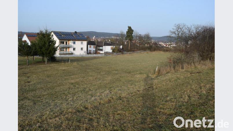 Am Ende des Almweges in Untersteinbach soll ein neues Baugebiet entwickelt werden. Bereits geplant sind drei Mehrfamilienhäuser. Über eine Verwirklichung muss der Stadtrat noch entscheiden. Bild: bnr