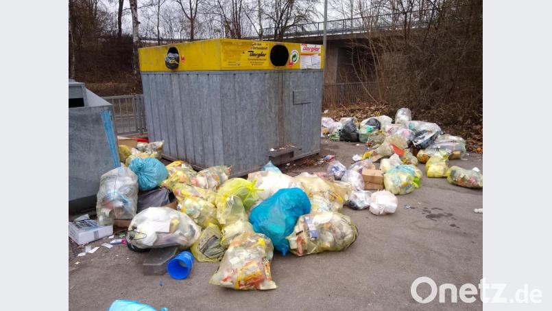 So sah es noch am Dienstag nach der Entleerung in Rothenstadt aus. Bild: uz