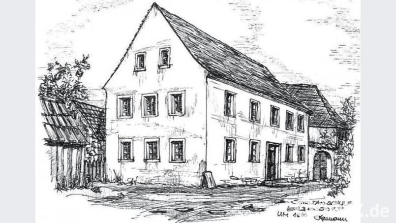 So sah das Simultanschulhaus nach seinem Wiederaufbau 1798 aus. Repro: njn