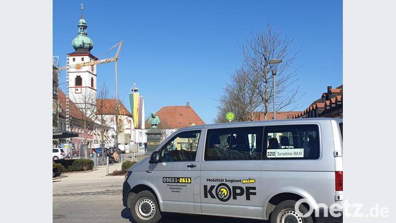 Für das Tursolino-Baxi werden vom Unternehmen verschiedene Fahrzeuge eingesetzt. Seit März verkehrt das Baxi im Halbstundentakt in Tirschenreuth. Bild: ws