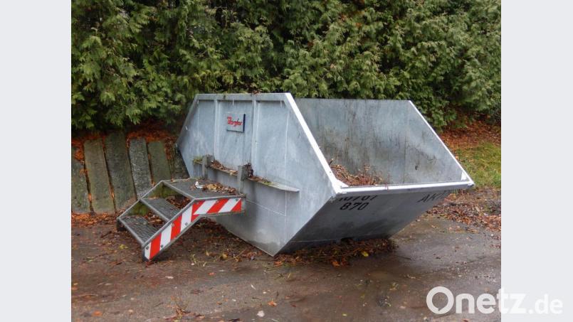 Die Aufstellung der Grüncontainer ist heuer am 8. März, teilt die Stadt Amberg mit. Bild: Abfallberatung Stadt Amberg/exb